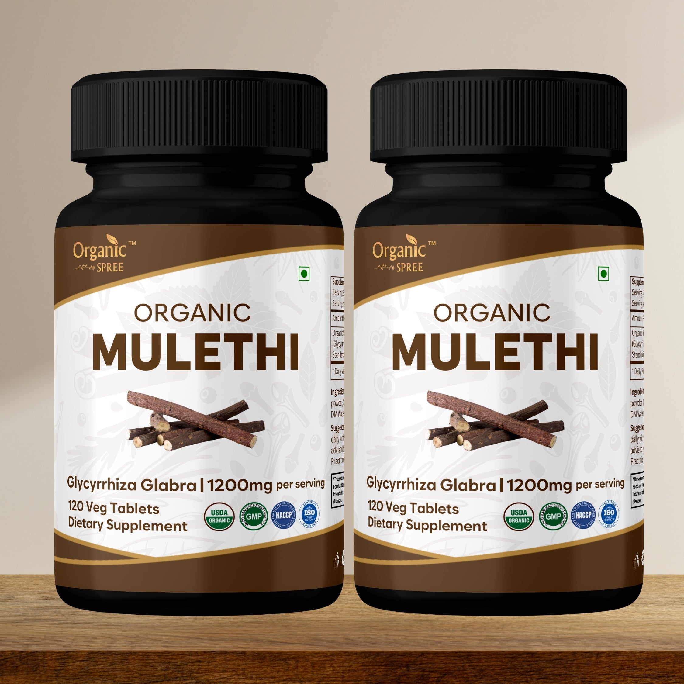 Organic Spree Mulethi 120 Tablets - Organic Certified