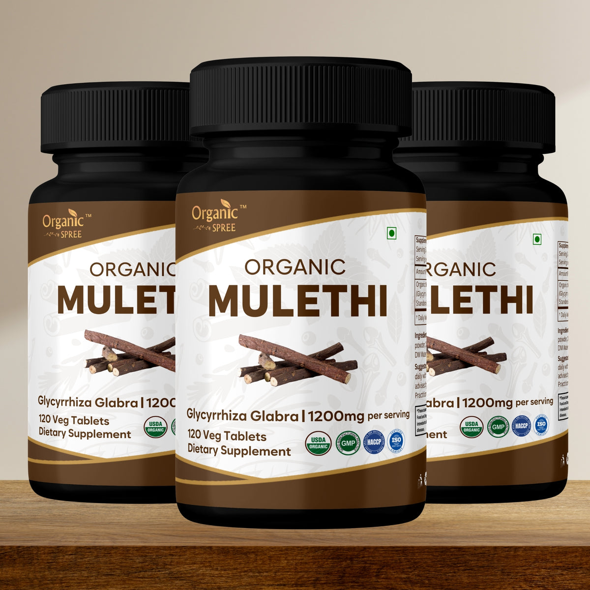 Organic Spree Mulethi 120 Tablets - Organic Certified