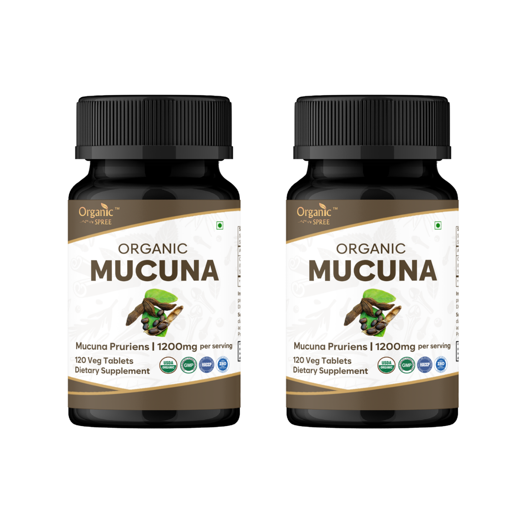 Organic Spree Mucuna 120 Tablets - Organic Certified