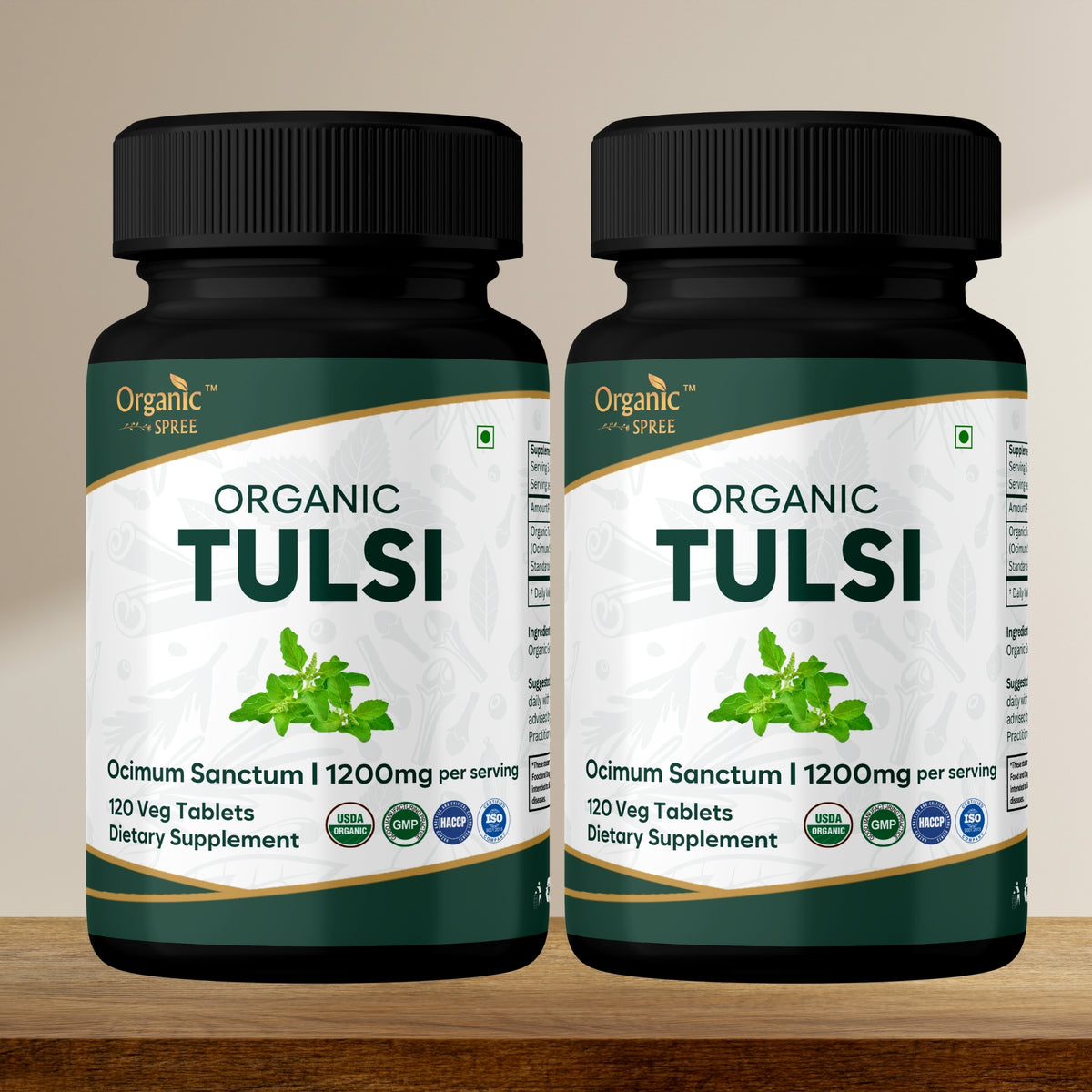 Organic Spree Tulsi 120 Tablets - Organic Certified