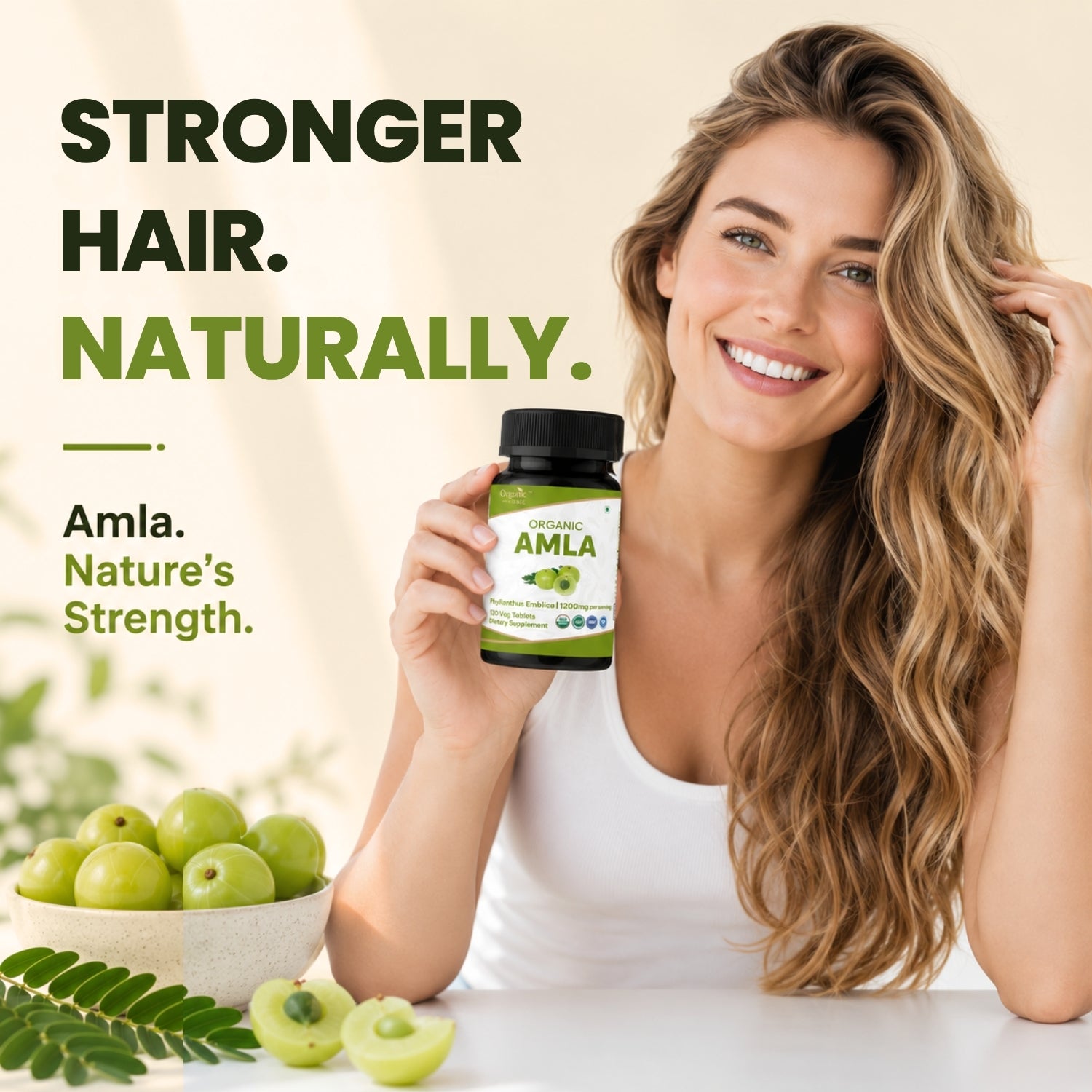 Organic Spree Amla 120 Tablets - Organic Certified