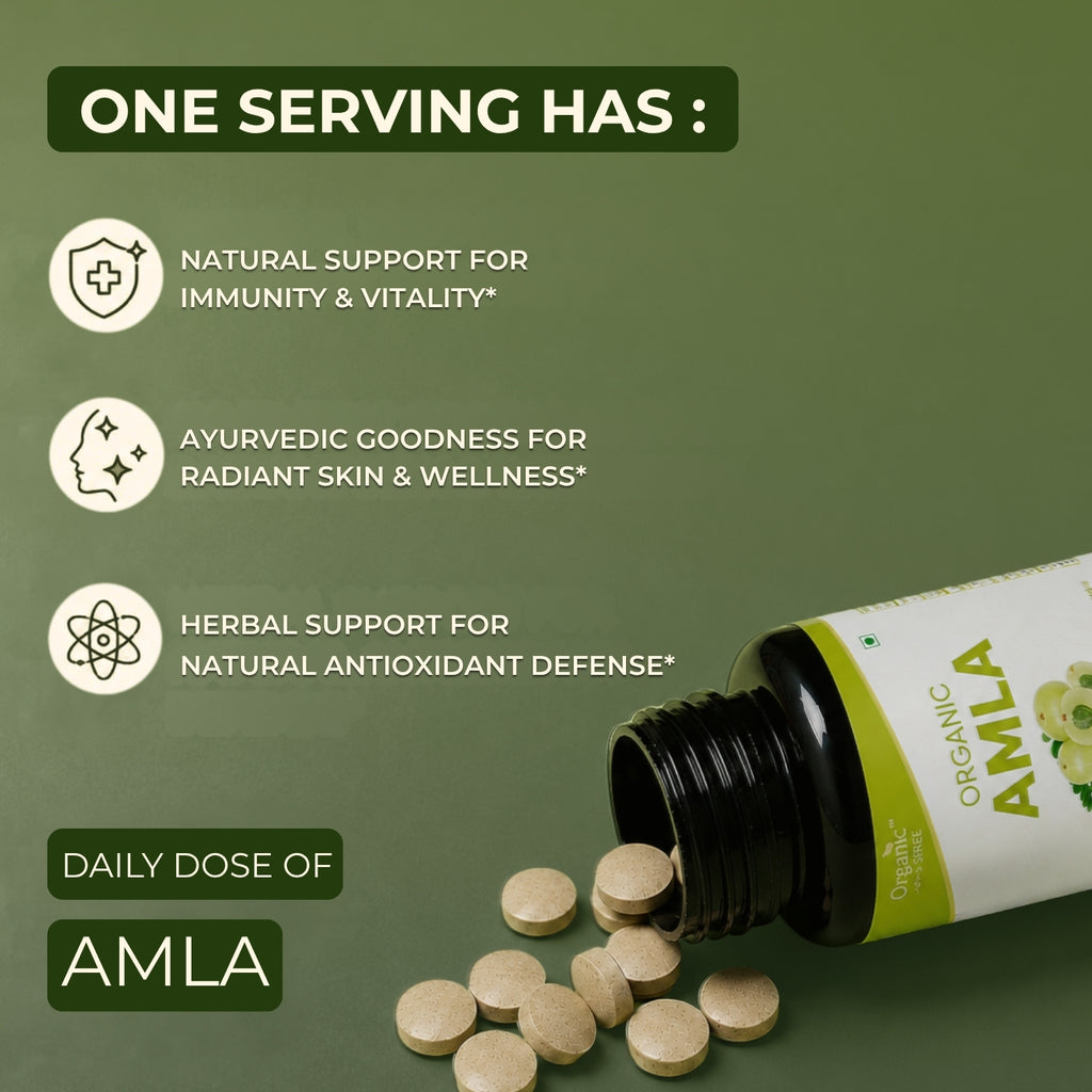 Organic Spree Amla 120 Tablets - Organic Certified