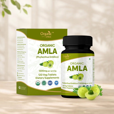 Organic Spree Amla 120 Tablets - Organic Certified