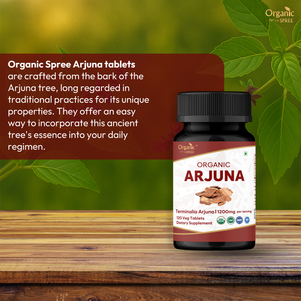 Organic Spree Arjuna 120 Tablets - Organic Certified
