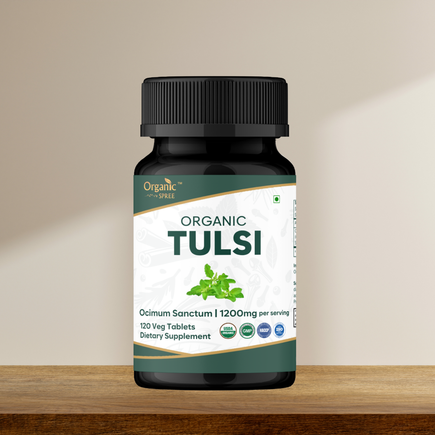 Organic Spree Tulsi 120 Tablets - Organic Certified