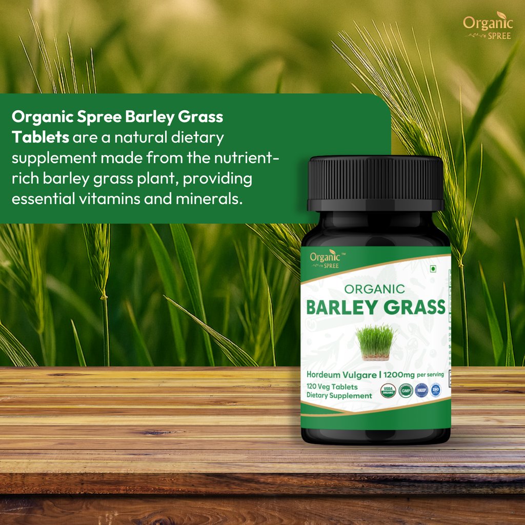 Organic Spree Barley Grass 120 Tablets - Organic Certified