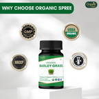 Organic Spree Barley Grass 120 Tablets - Organic Certified
