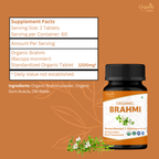 Organic Spree Brahmi 120 Tablets - Organic Certified