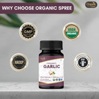 Organic Spree Garlic 120 Tablets - Organic Certified