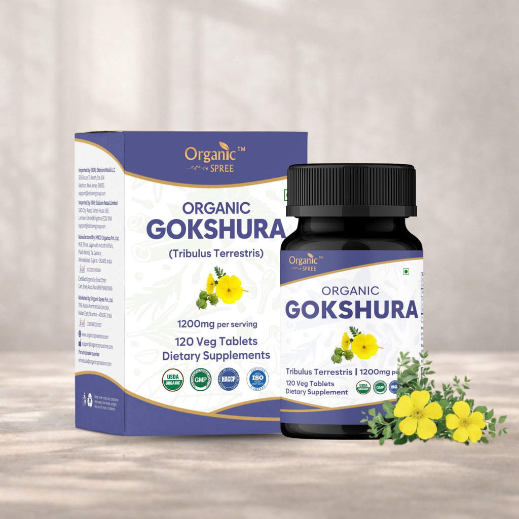 Organic Spree Gokshura 120 Tablets - Organic Certified