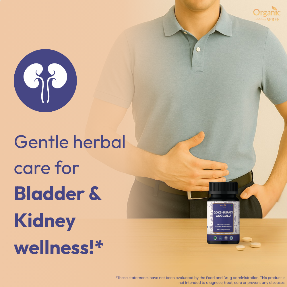 Organic Spree Gokshuradi Guggulu 120 Tablets - GMP Certified