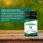 Organic Spree Moringa 120 Tablets - Organic Certified
