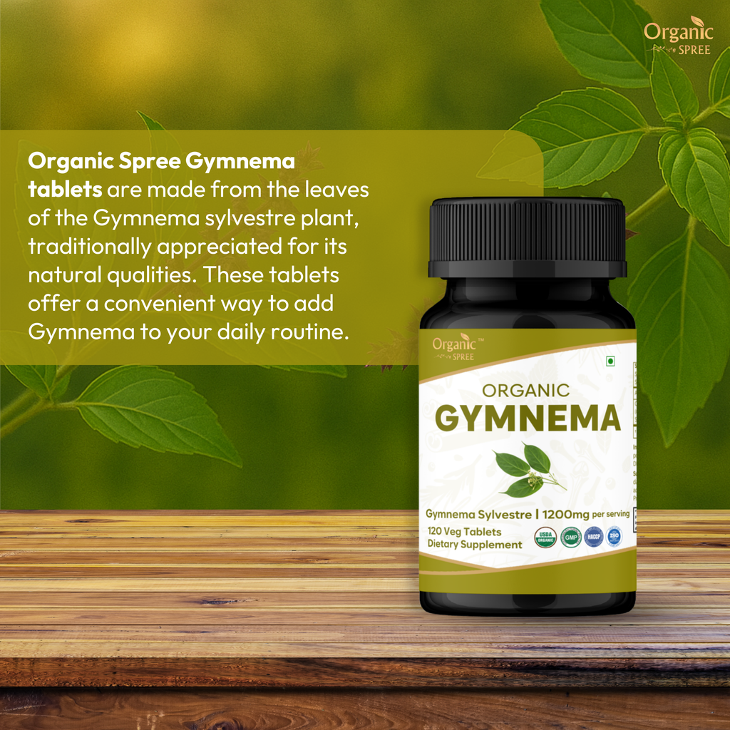 Organic Spree Gymnema 120 Tablets - Organic Certified