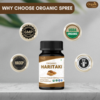 Organic Spree Haritaki 120 Tablets - Organic Certified