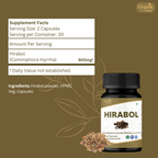 Organic Spree Hirabol 60 Capsules | Commiphora myrrha - GMP Certified