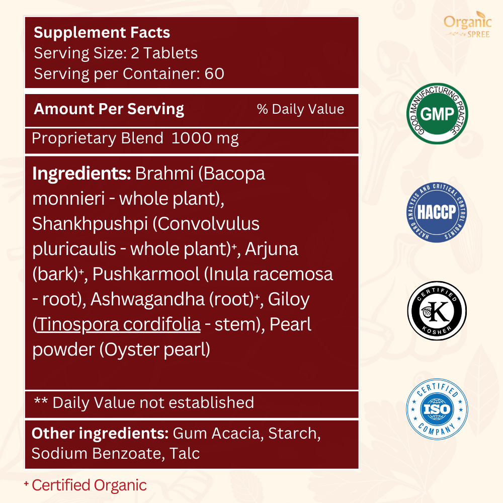 Organic Spree Mukta Vati 120 Tablets - GMP Certified
