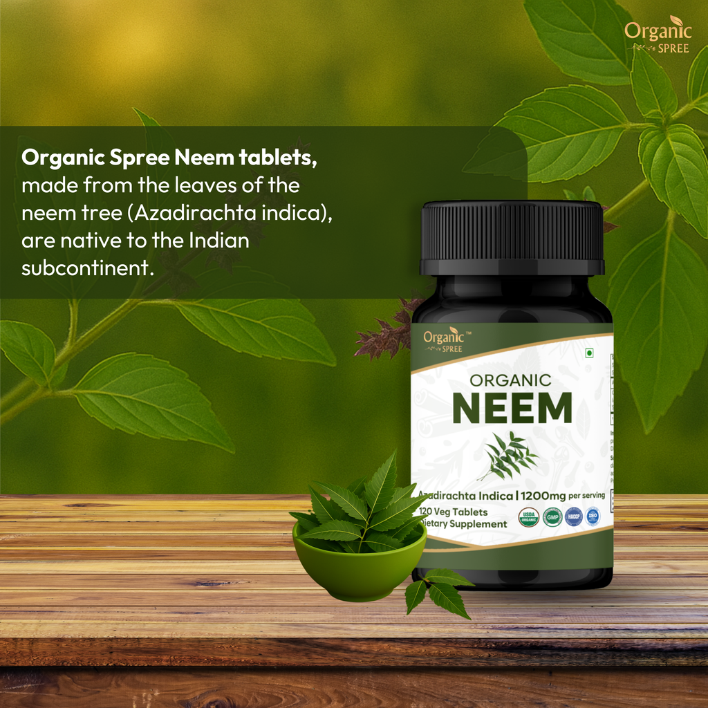 Organic Spree Neem 120 Tablets - Organic Certified