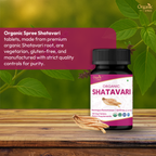 Organic Spree Shatavari 120 Tablets - Organic Certified
