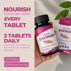 Organic Spree Shatavari 120 Tablets - Organic Certified