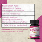 Organic Spree Shatavari 120 Tablets - Organic Certified