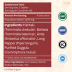 Organic Spree Triphala Guggulu 120 Tablets - GMP Certified