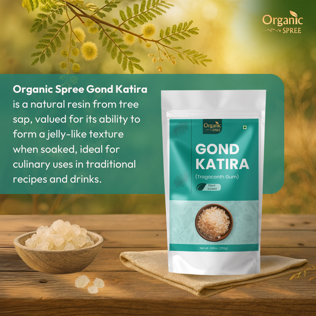 Organic Spree Gond Katira 250grams (8.81 oz) - Tragacanth Gum