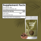 Organic Spree Kutki Herb 100gm (3.52oz) - Picrorhiza Kurroa