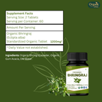Key ingredient: 100% organic Bhringraj (Eclipta prostrata) extract for hair and scalp health
