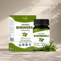 Organic Spree Bhringraj 120 Tablets – ayurvedic herbal supplement for hair growth and scalp health
