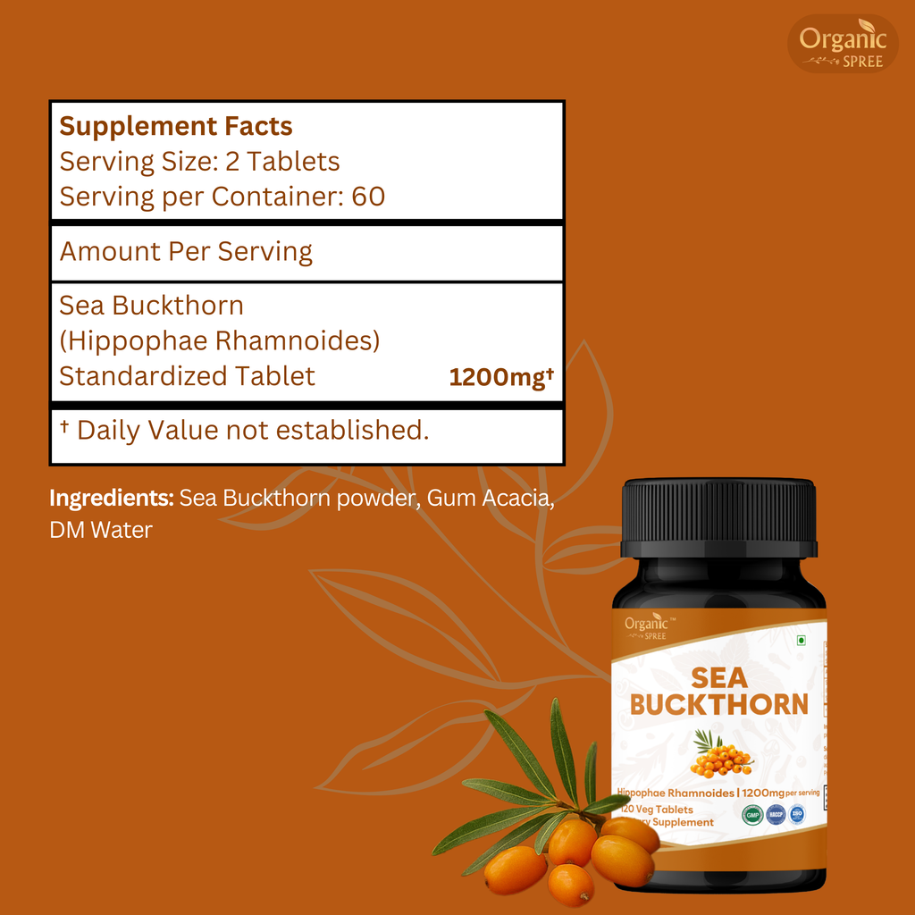 Key ingredient: Sea Buckthorn (Hippophae rhamnoides) extract with flavonoids and carotenoids
