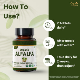 Organic Spree Alfalfa 120 Tablets - Organic Certified