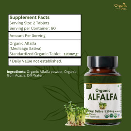 Organic Spree Alfalfa 120 Tablets - Organic Certified