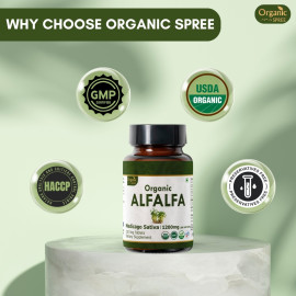 Organic Spree Alfalfa 120 Tablets - Organic Certified