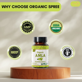 Organic Spree Amla 120 Tablets - Organic Certified