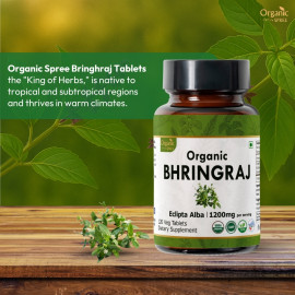  Organic Spree Bhringraj 120 Tablets - Organic Certified