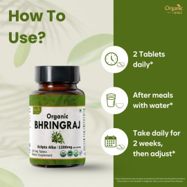 Organic Spree Bhringraj 120 Tablets - Organic Certified