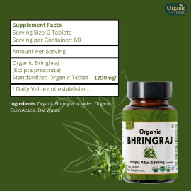  Organic Spree Bhringraj 120 Tablets - Organic Certified