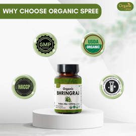  Organic Spree Bhringraj 120 Tablets - Organic Certified