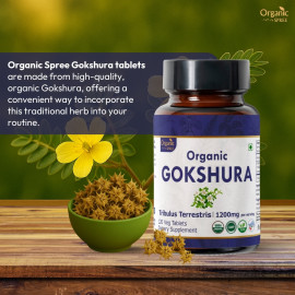 Organic Spree Gokshura 120 Tablets - Organic Certified
