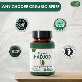 Organic Spree Hadjod (Cissus) 120 Tablets - Organic Certified