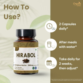 Organic Spree HIRABOL 60 Capsules | Commiphora myrrha - GMP Certified