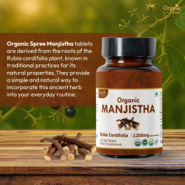 Organic Spree Manjistha 120 Tablets - Organic Certified