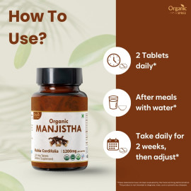 Organic Spree Manjistha 120 Tablets - Organic Certified