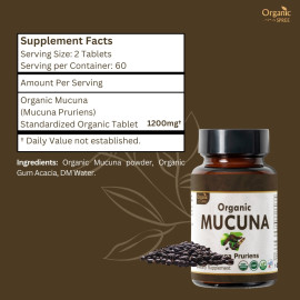 Organic Spree Mucuna 120 Tablets - Organic Certified