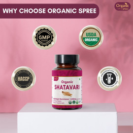 Organic Spree Shatavari 120 Tablets - Organic Certified