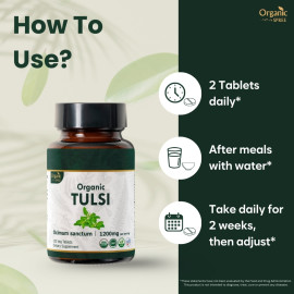 Organic Spree Tulsi 120 Tablets - Organic Certified