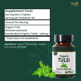 Organic Spree Tulsi 120 Tablets - Organic Certified