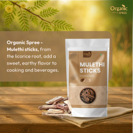 Organic Spree Mulethi Sticks (Licorice) - 5.3oz (150gm) 
