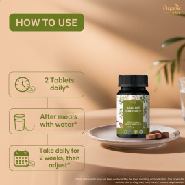 Organic Spree Kaishor Guggulu 120 Tablets - GMP certified
