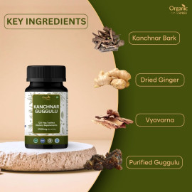 Organic Spree Kanchnar Guggulu 120 Tablets - GMP Certified